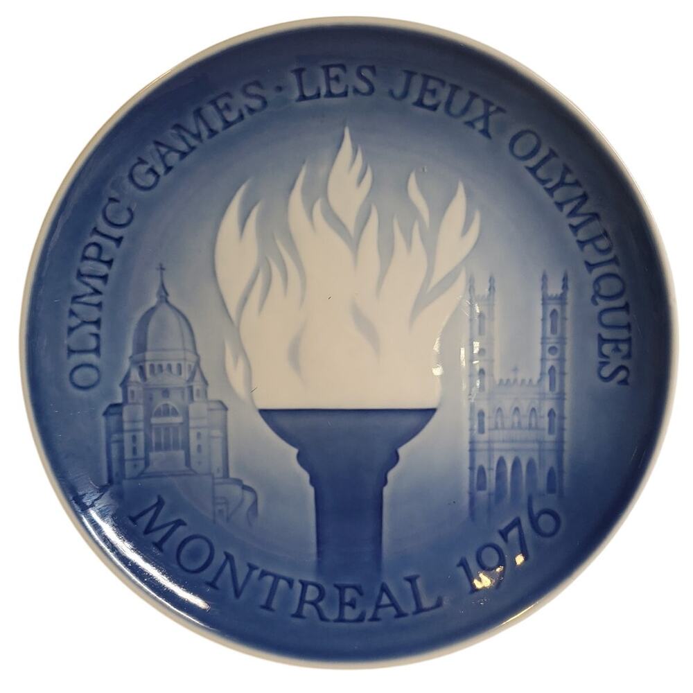 Decorative Plate - Olympic Games Montreal 1976 - 7.5" D - Made in Denmark